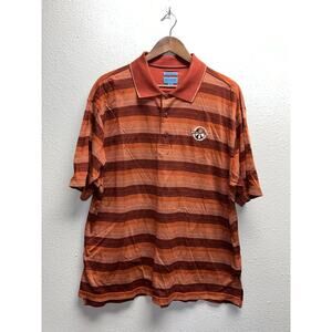 Santa Ana Golf Club Polo Shirt Pueblo New Mexico Dockers Mercanized Orange Large